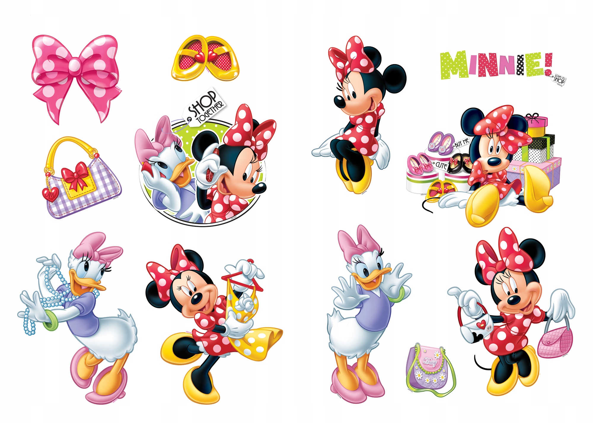 

Naklejki Na Ścianę Myszka Minnie Disney 50x70