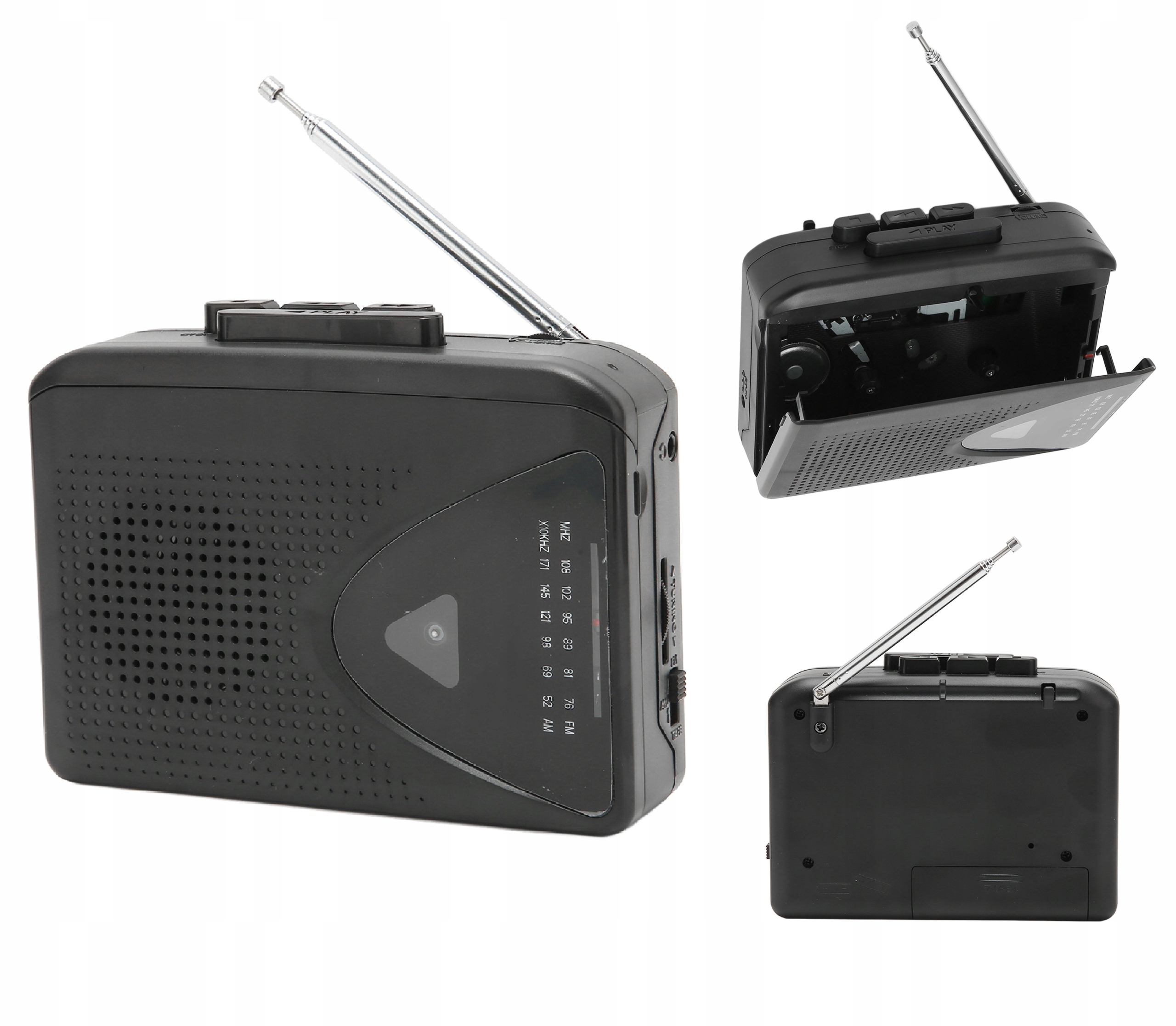 Odtwarzacz Kasetowy Walkman Konwerter Usb MP3 Przenośny TON009 Am Fm