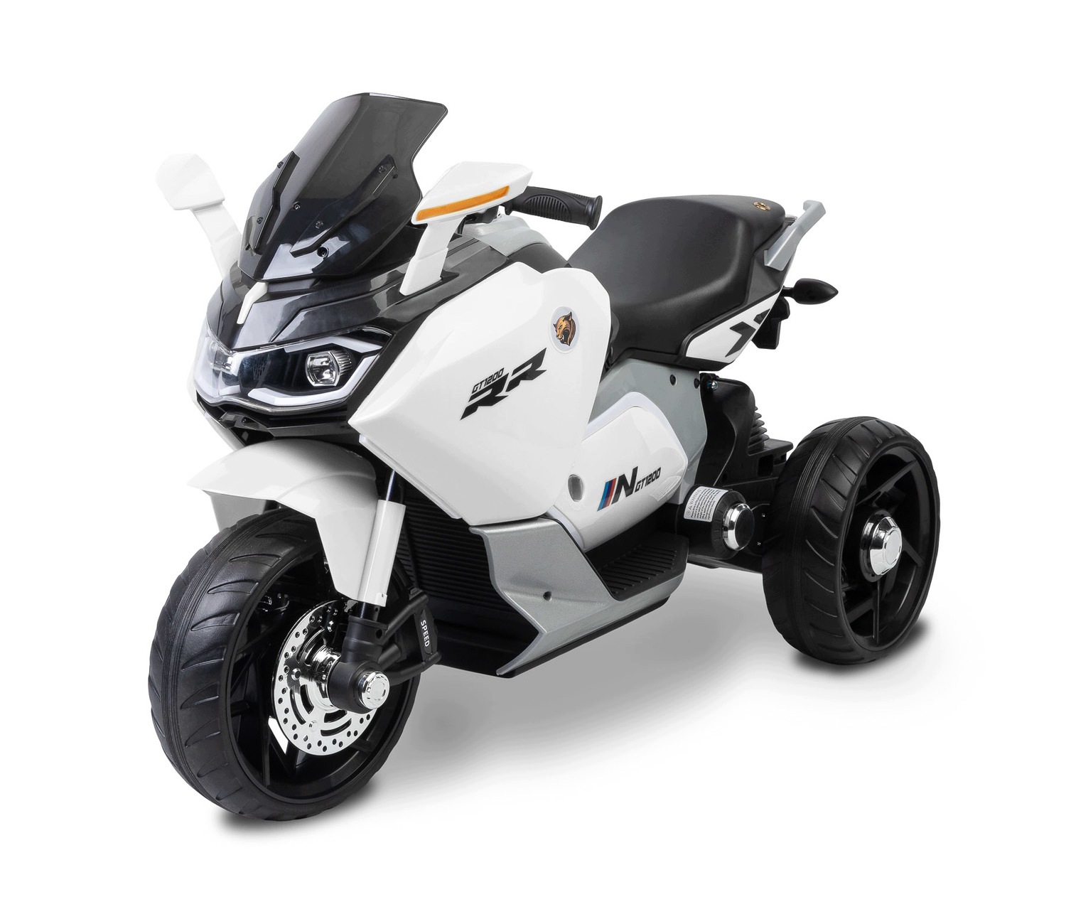 324504 Pojazd Na Akumulator Motor Nitro Biały 12V 30W X 2 Toyz