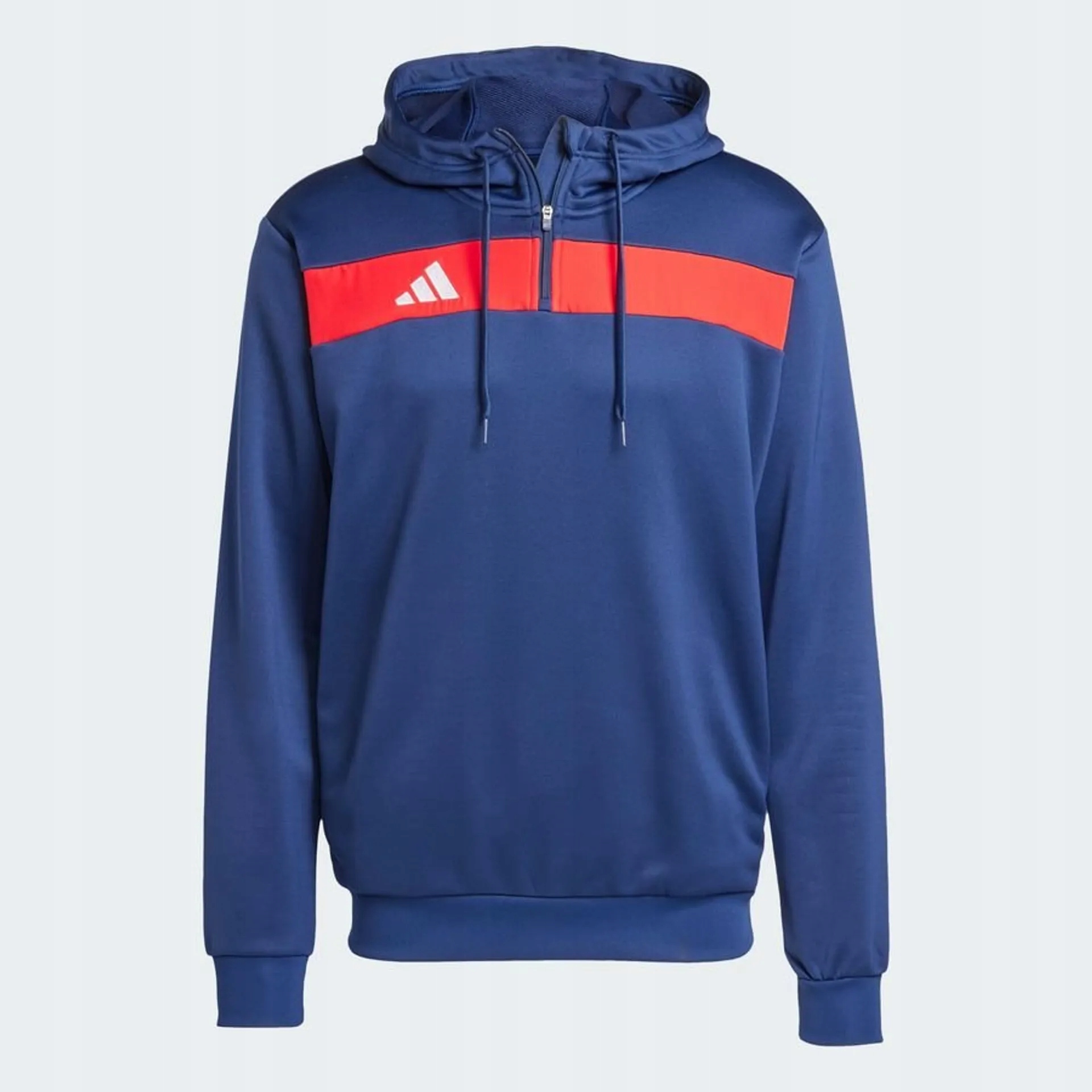 Bluza Z Kapturem Adidas TIRO25 Essential JC5461 Granatowo-czerwona r. XL