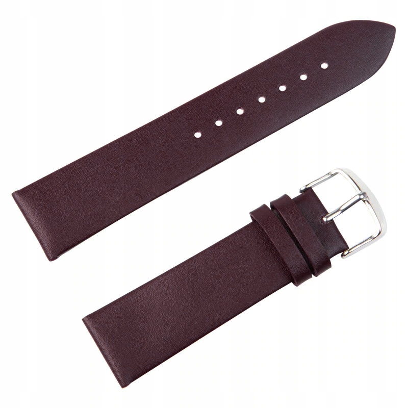 

Pasek skórzany martwatch 22mm Śliwkowy do Samsung