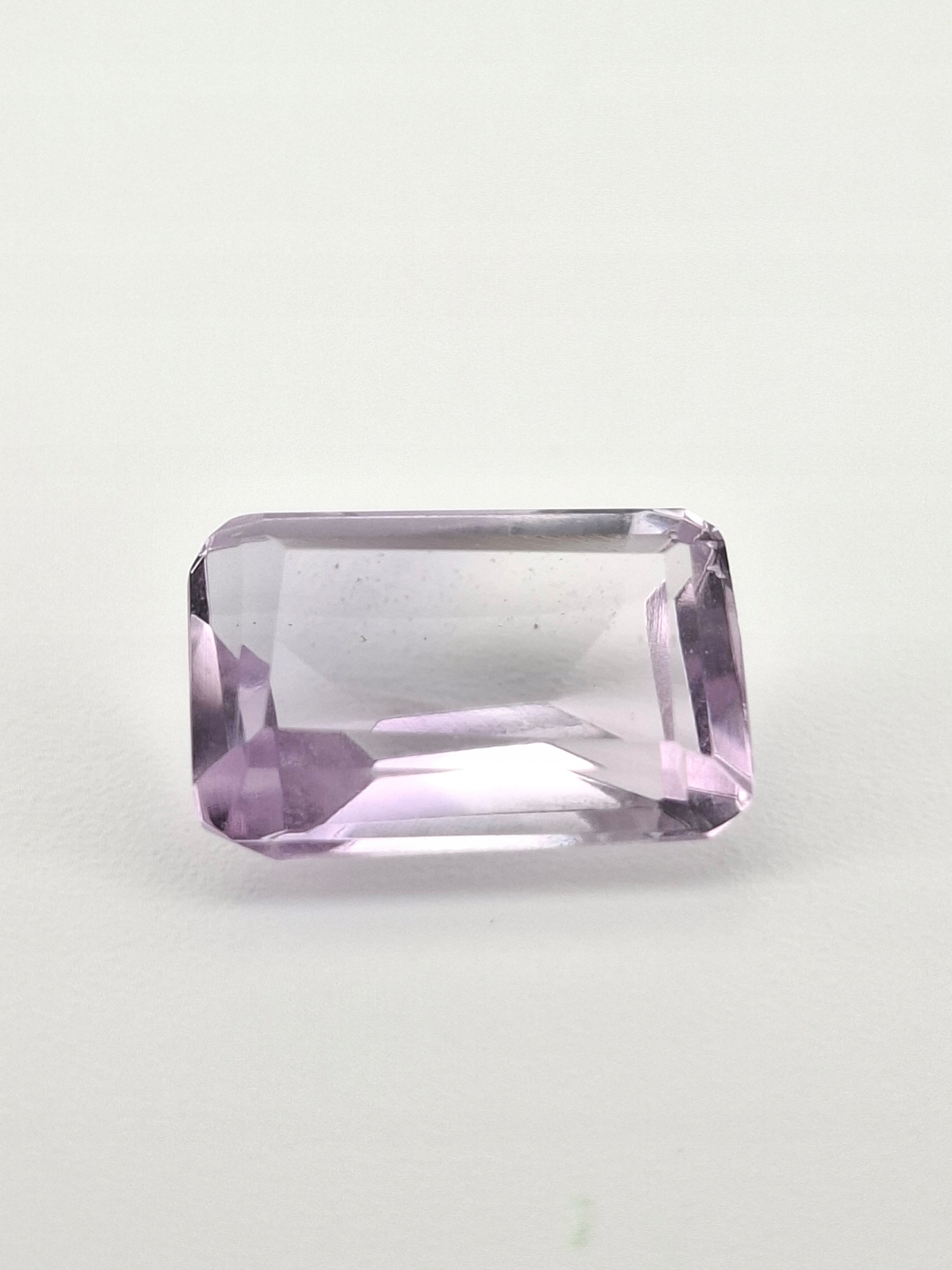 Přírodní růžový ametyst Oktagon 8,5 x 13 mm