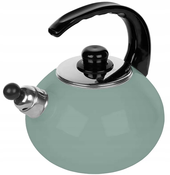 Czajnik emaliowany 2,5L szałwia