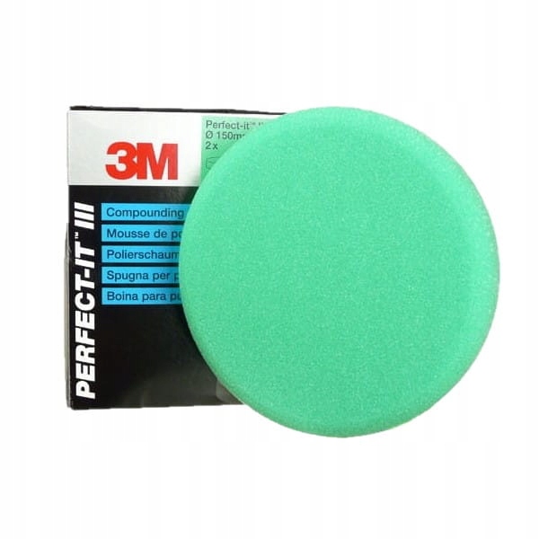 3M 50487 Gąbka polerska zielona 150 mm 1szt
