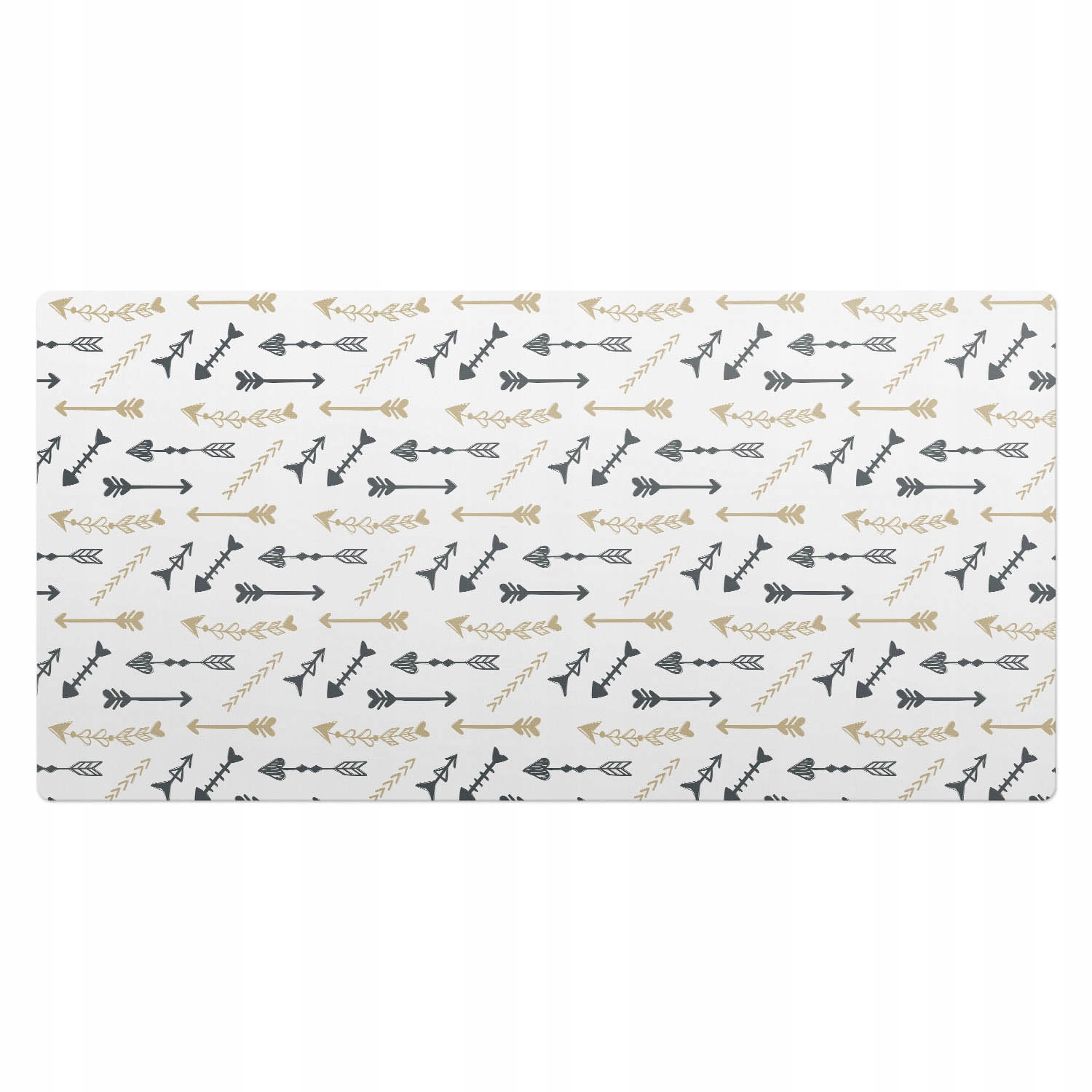 Herní podložka s grafikou na desku Geometrické šípy v designu 100 x 50 cm
