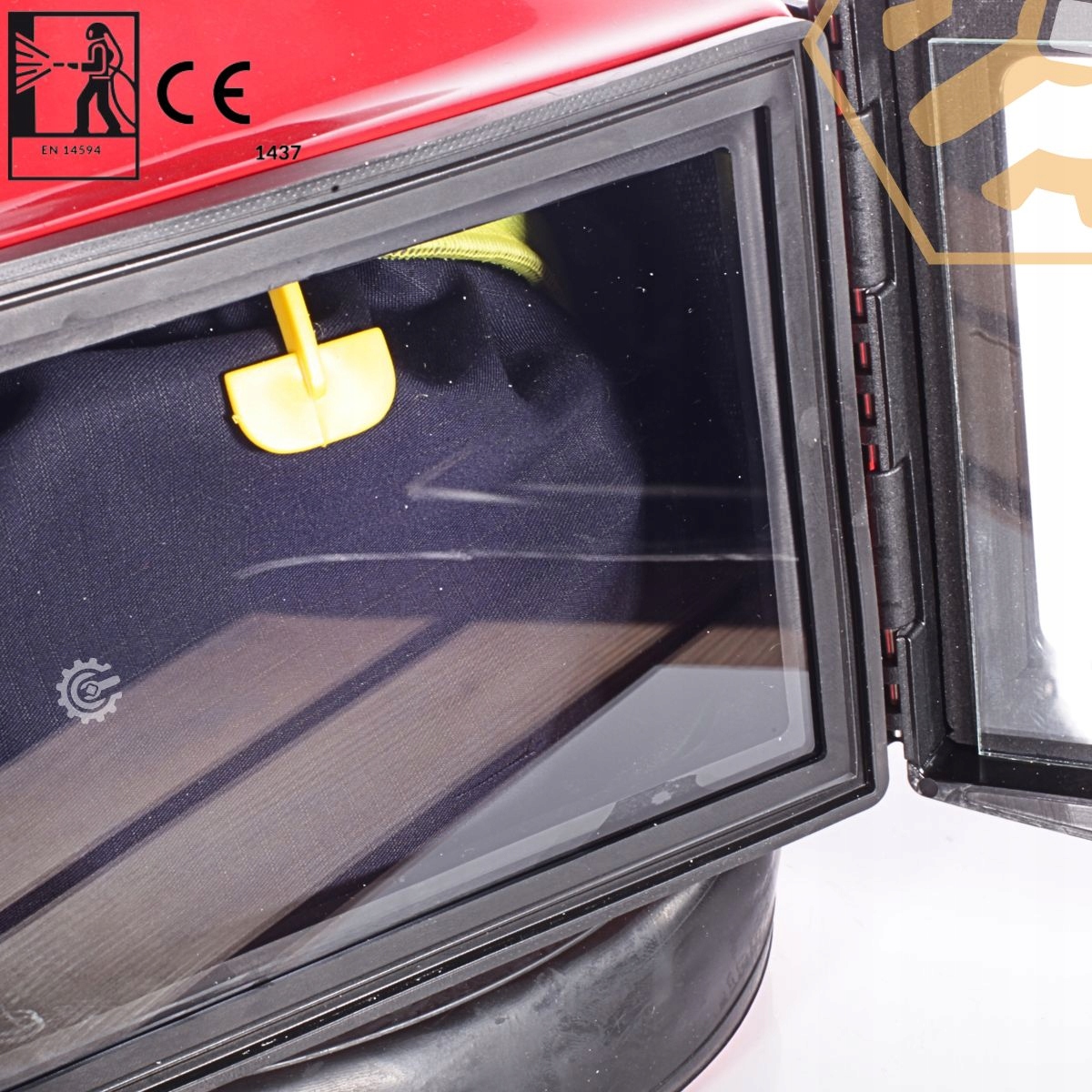 hełm do piaskowania RES-3G/OH/LM1 z latarką LED fartuchem do piaskarki Pojemność 0 l