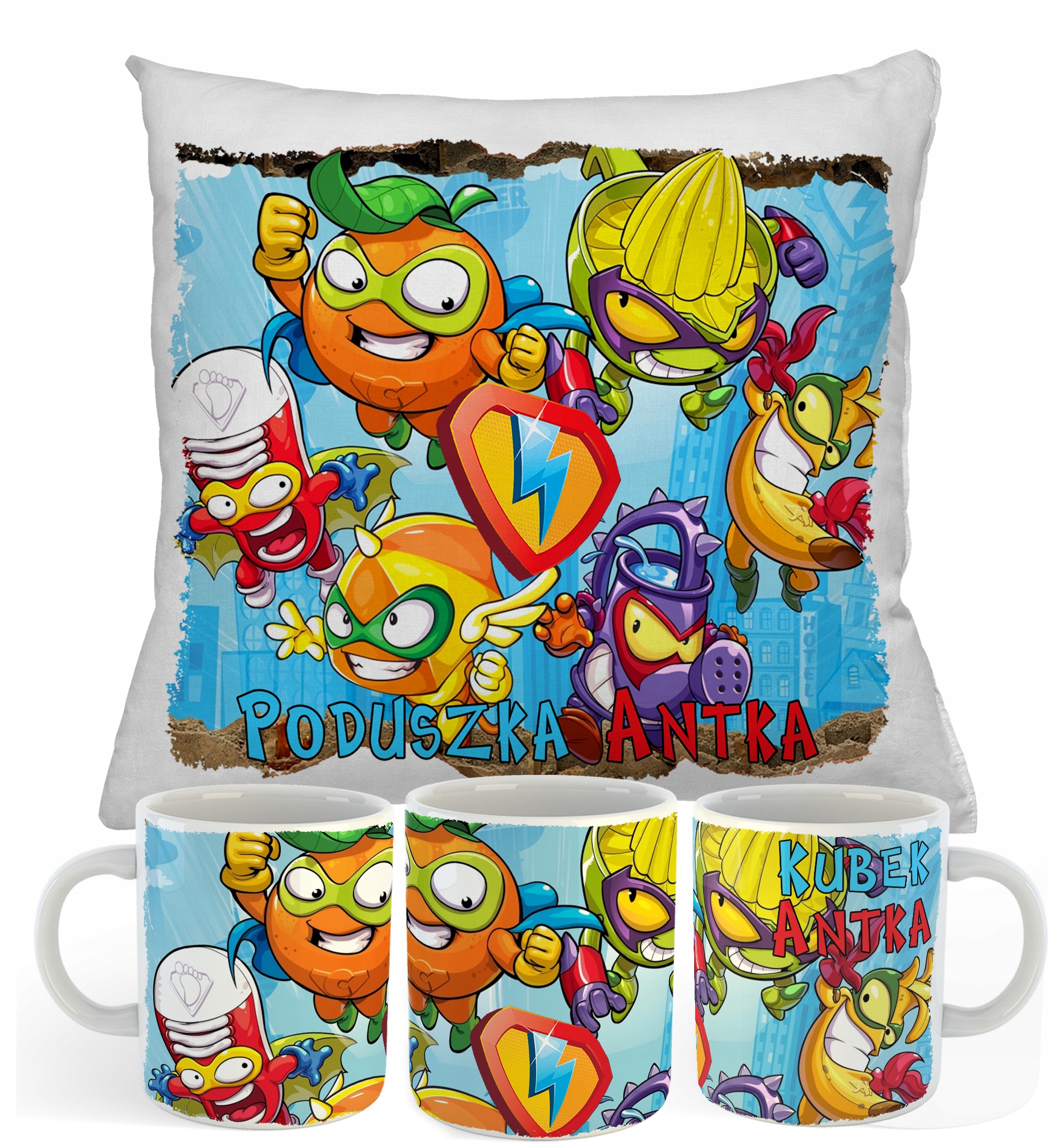 

Zestaw Dla Dziecka Zings Kubek+poduszka+imię