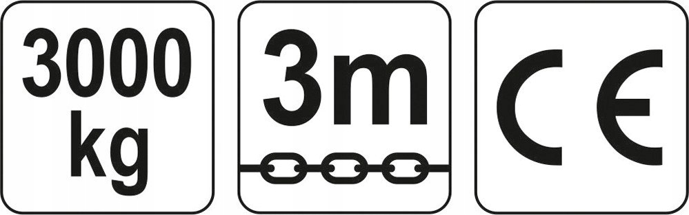 WCIĄGNIK ŁAŃCUCHOWY 3.0T Marka Yato