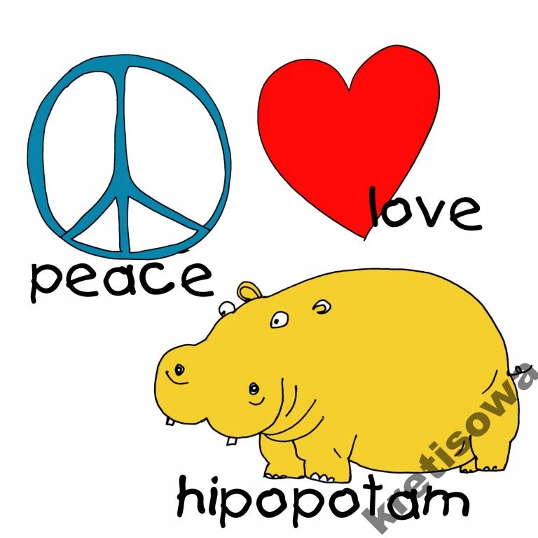 

Męska Koszulka Kto Tam Kto Tam -hipopotam h7a