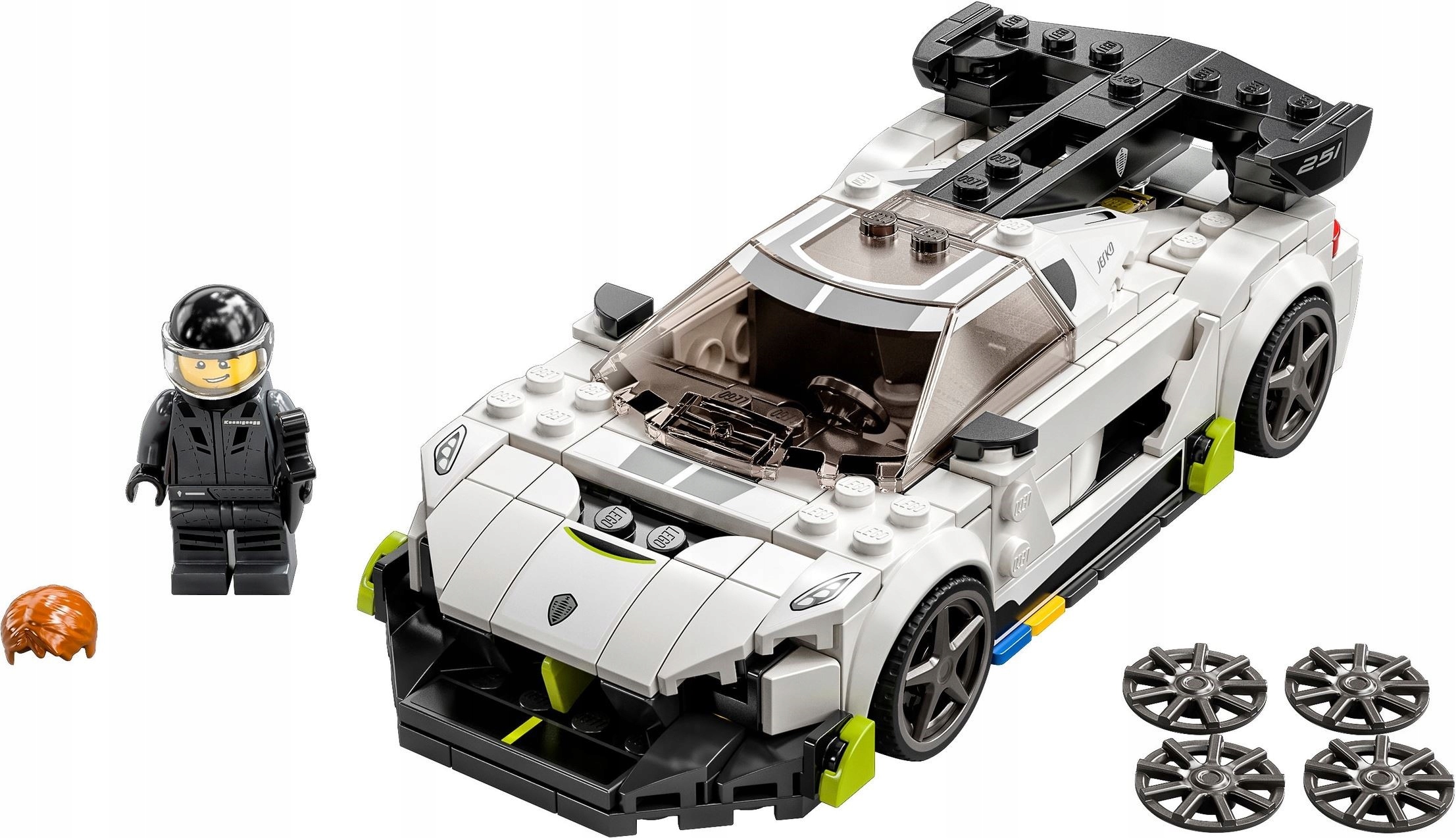 LEGO 76900 Model Samochód KOENIGSEGG Jesko + TORBA PREZENTOWA LEGO Liczba elementów 280 szt.
