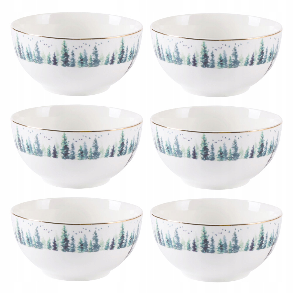 

Miska Salaterka Świąteczna Misty Forest Komplet 6