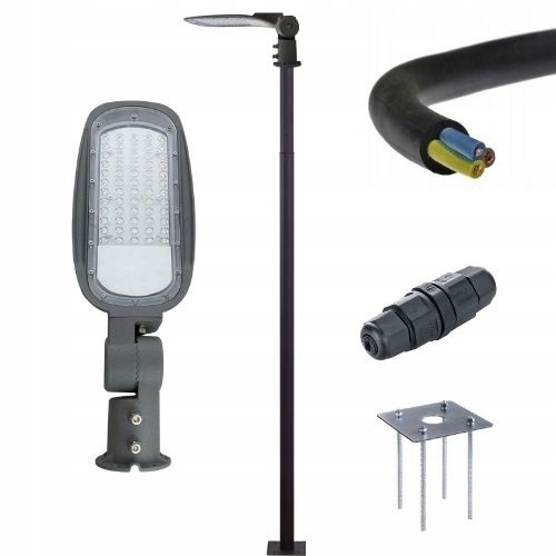 

Lampa parkowa ogrodowa 60W słup oświetleniowy 3m