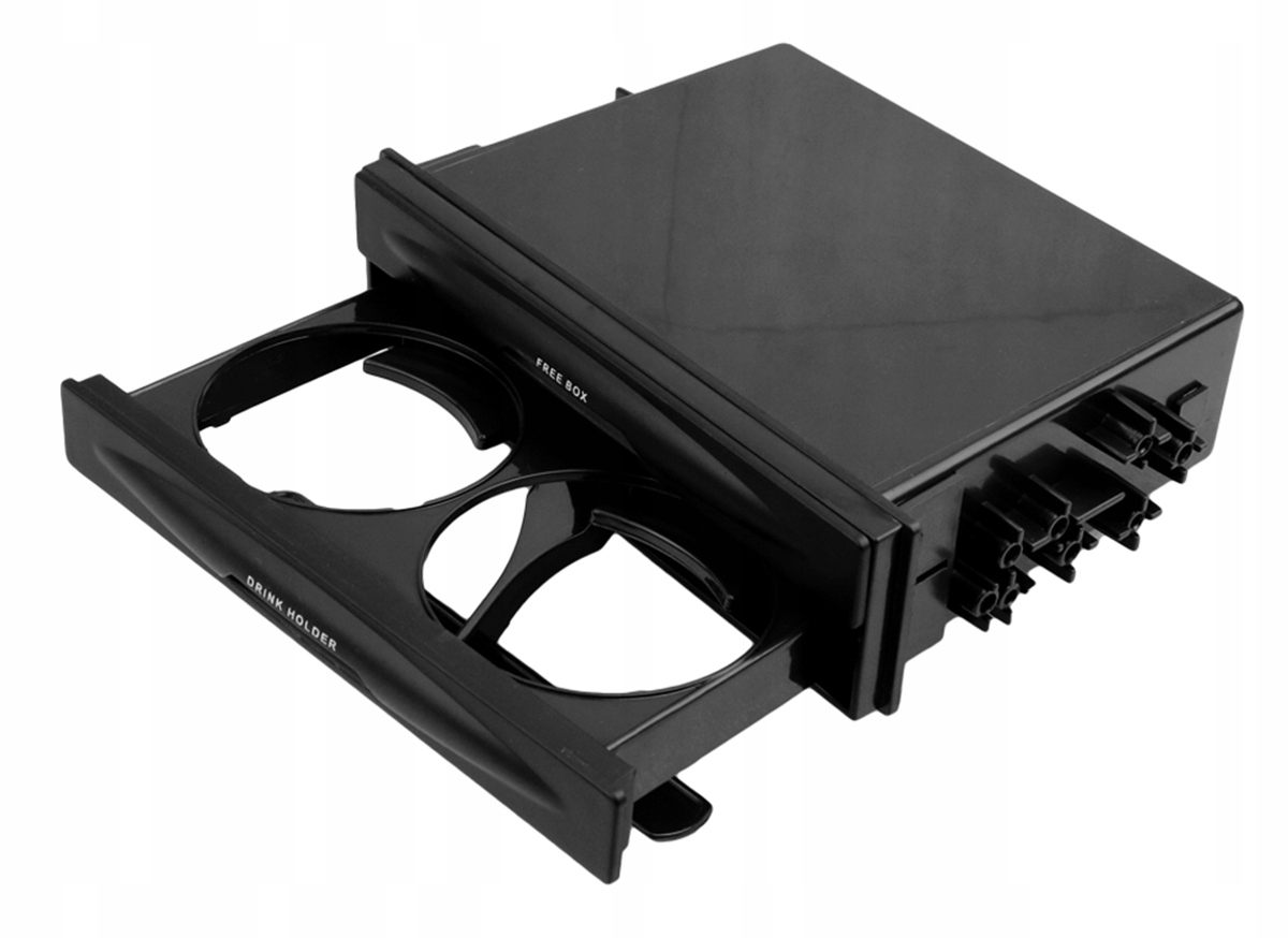 UCHWYT SAMOCHODOWY KUBEK RADIO KIESZEN 1 DIN Weight with packaging 0 2 kg