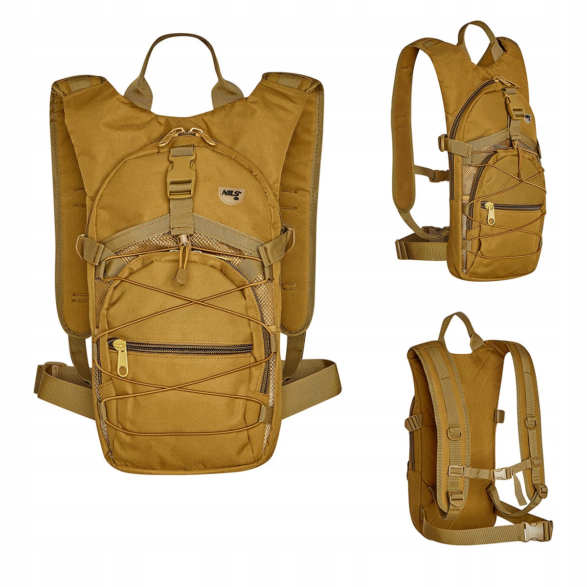 Plecak taktyczny wojskowy 15l brązowy góry survival trekking Nils Camp