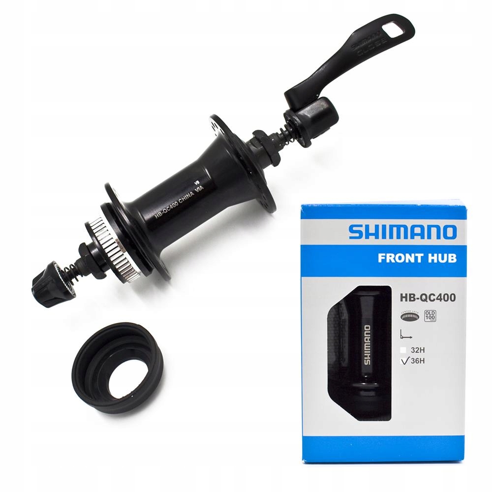 Piasta przednia przód Shimano Cues HB-QC400 łożyska maszynowe 32H 100 mm