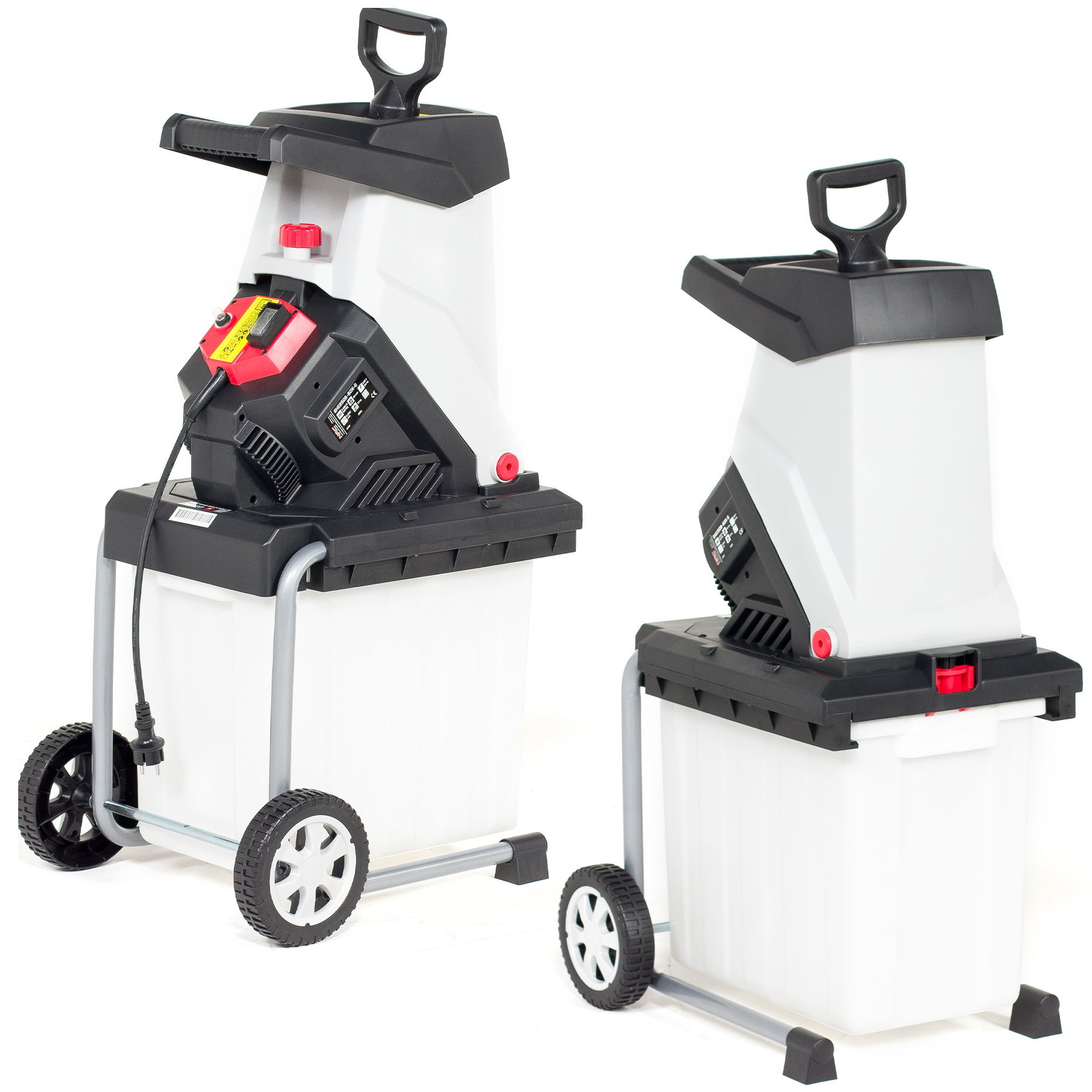 Drvič Konárov Nac Elektrický Štiepkovač 2500 W Kôš 45 L 40 MM Na Kolieskach