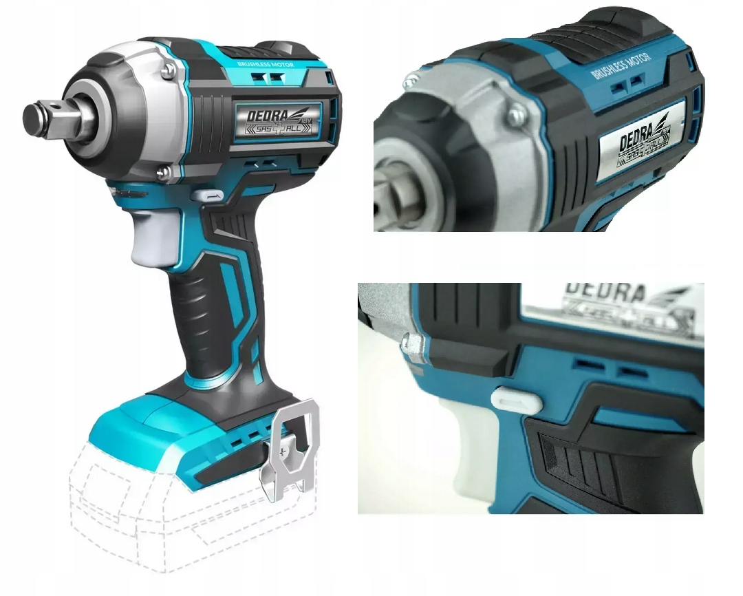 Dedra Rázový Uťahovák Akumulátorový 280NM 18V DED7146
