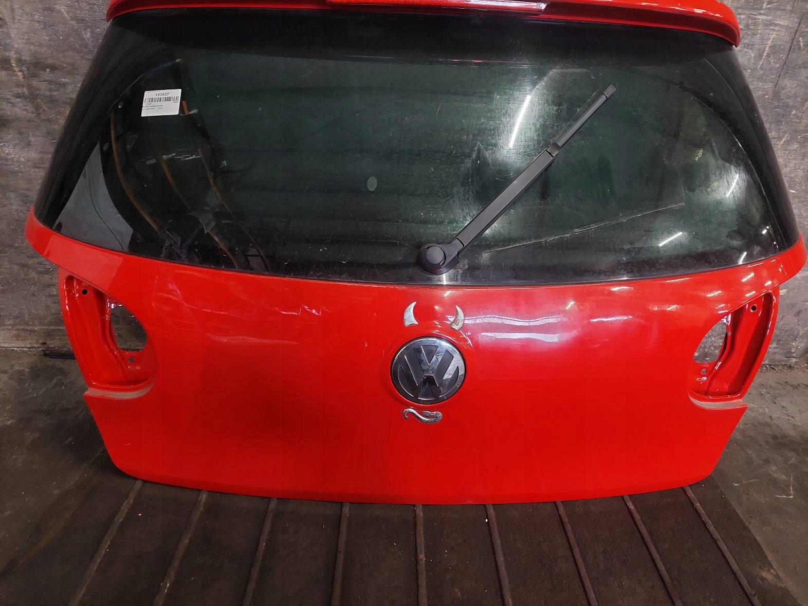 trunk door boot VOLKSWAGEN GOLF V LY3U