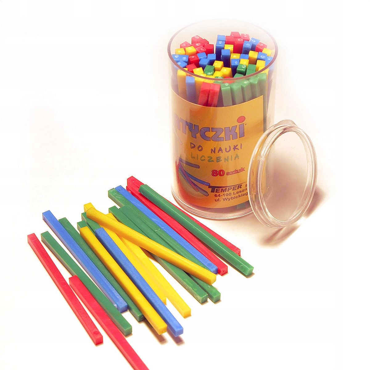 Patyczki do nauki liczenia 80 elementów