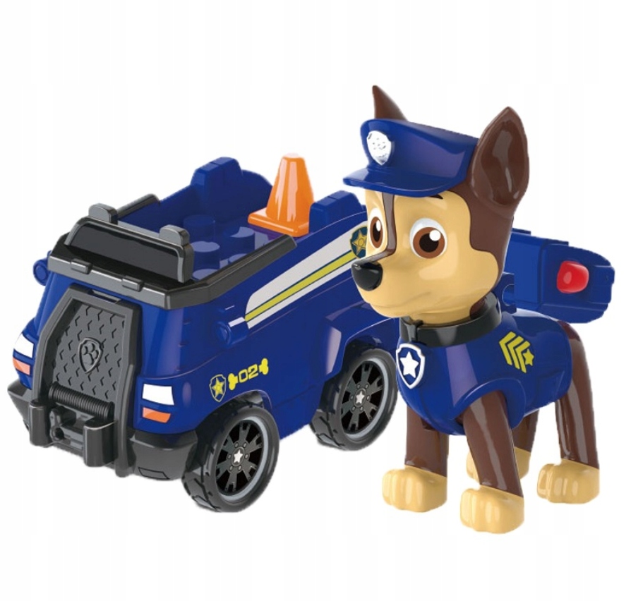 

Klocki Figurka Paw Patrol Z Samochodem Chase
