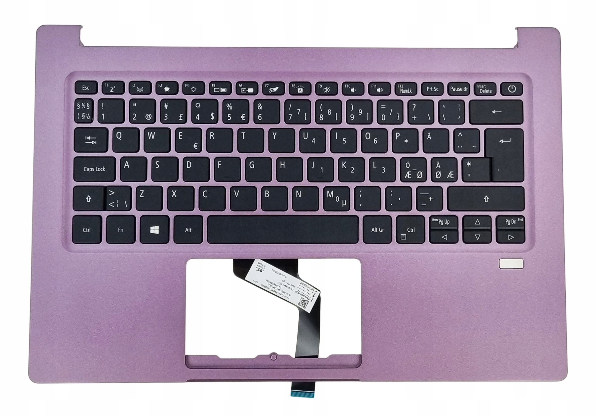 Nová Krytka Klávesnice Pre Notebook Acer Swift SF314-42 SF314-59 Nórska