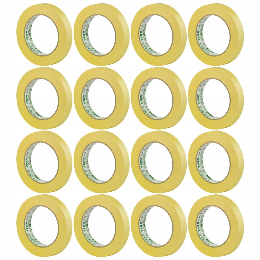 BOLL TAŚMA PAPIEROWA LAKIERNICZA DO 80°C 19MM 50M