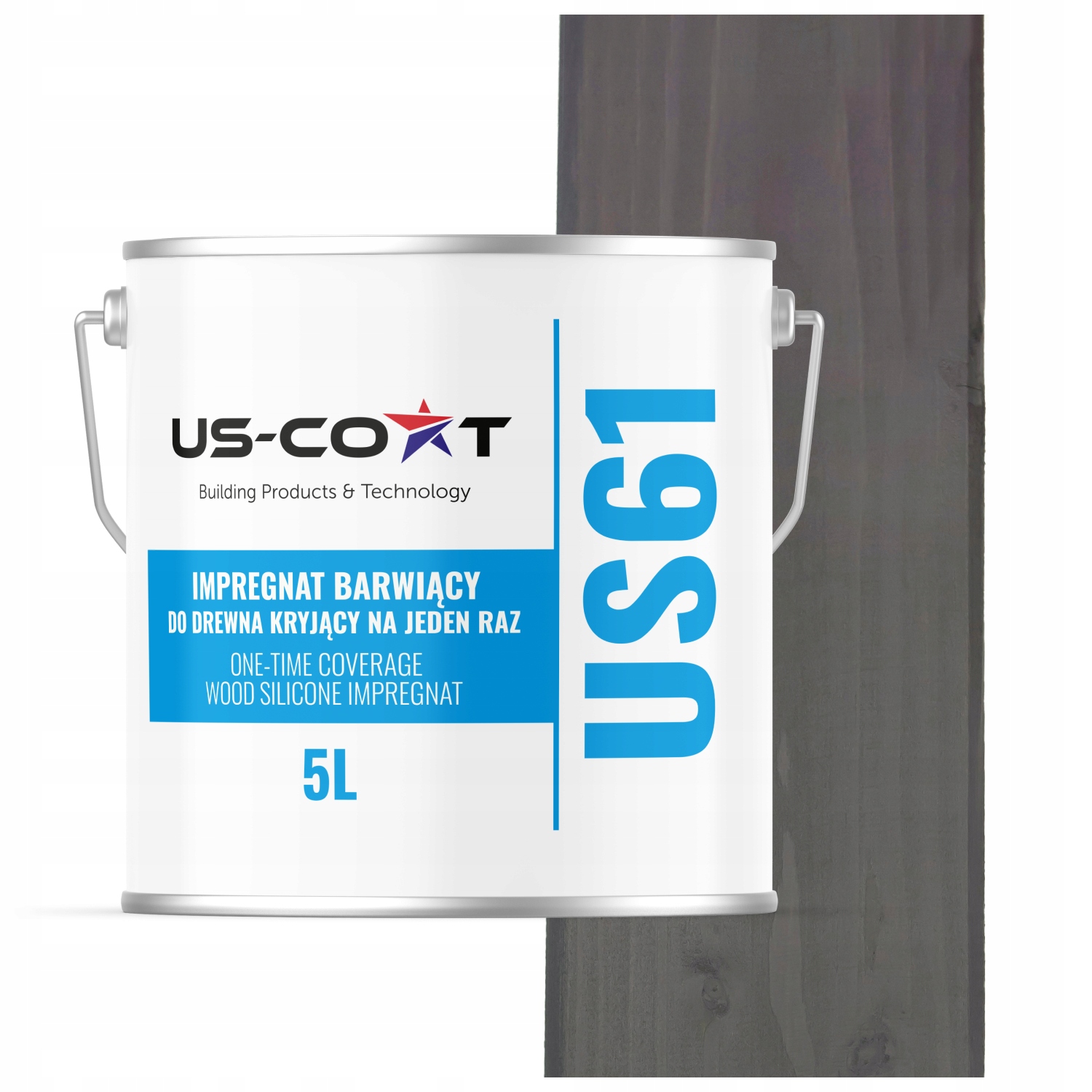 Impregnácia Na Drevo Extra Farba S Voskom Chron Farby Naraz Antracitová 5 L