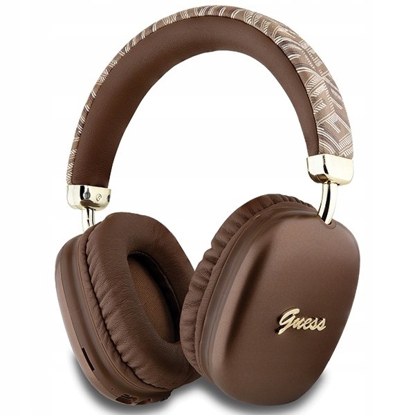 Guess słuchawki nauszne BluetoothGUBHK1GCTCSW brązowy/brown Gcube Metallic