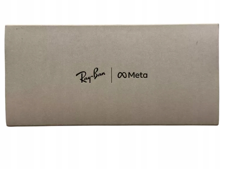 Okulary AR Ray-Ban Meta Wayfarer RW4006 Clear Shiny Black