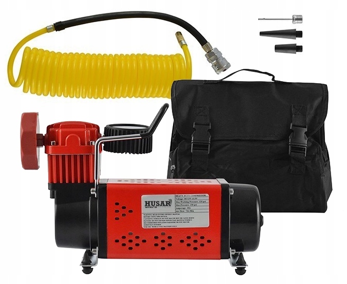 Jednopiestový automobilový kompresor Bst 120 Psi 72l/min 12V taška