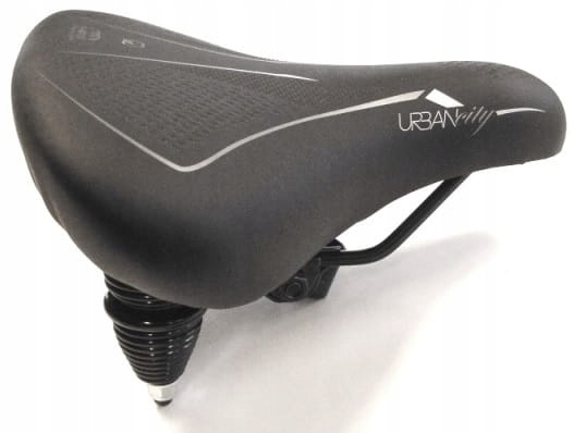 siodełko rowerowe XXL na sprężynach z jarzmem do miasta kanapa