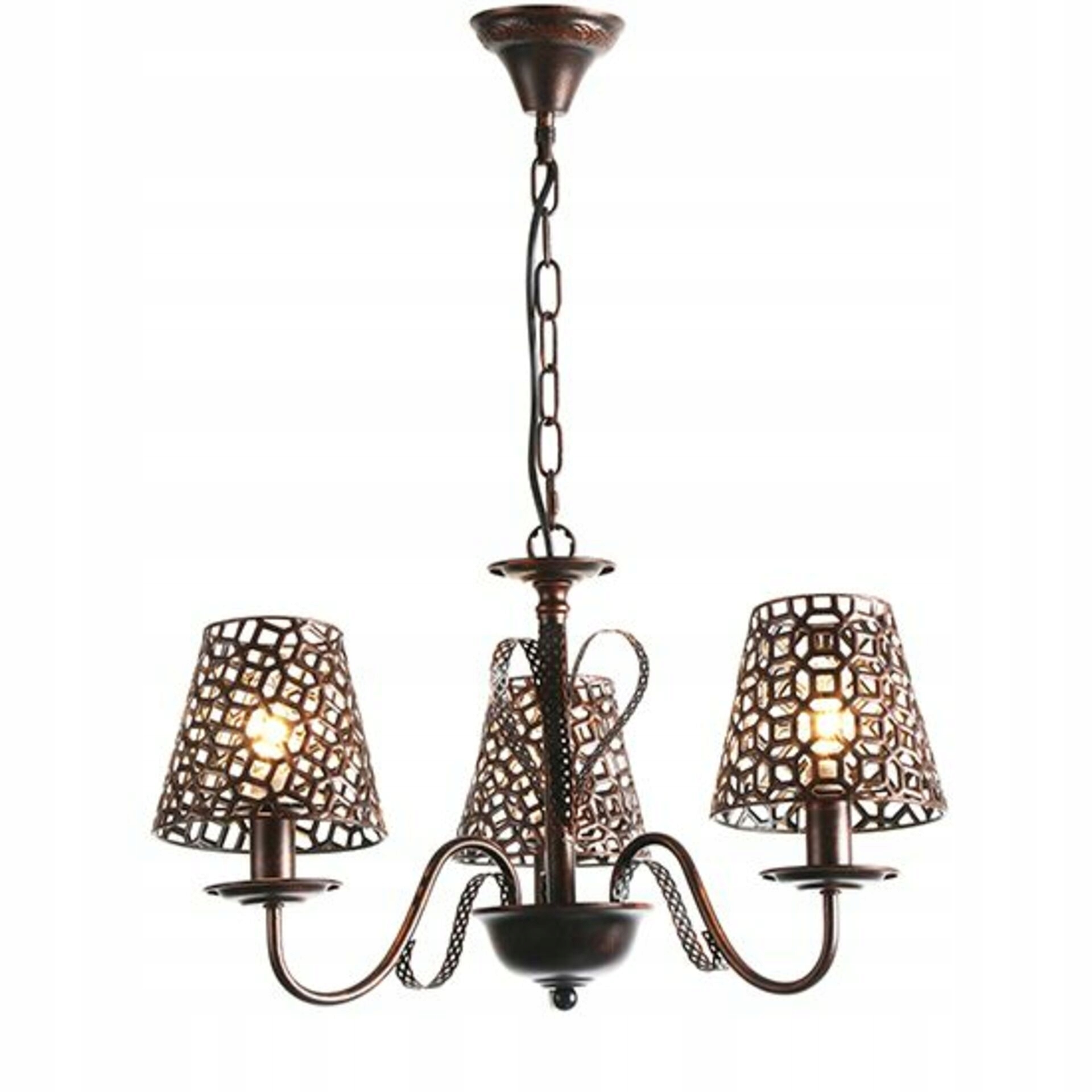 Aca Lighting Vintage závesné svietidlo EG169753PBC