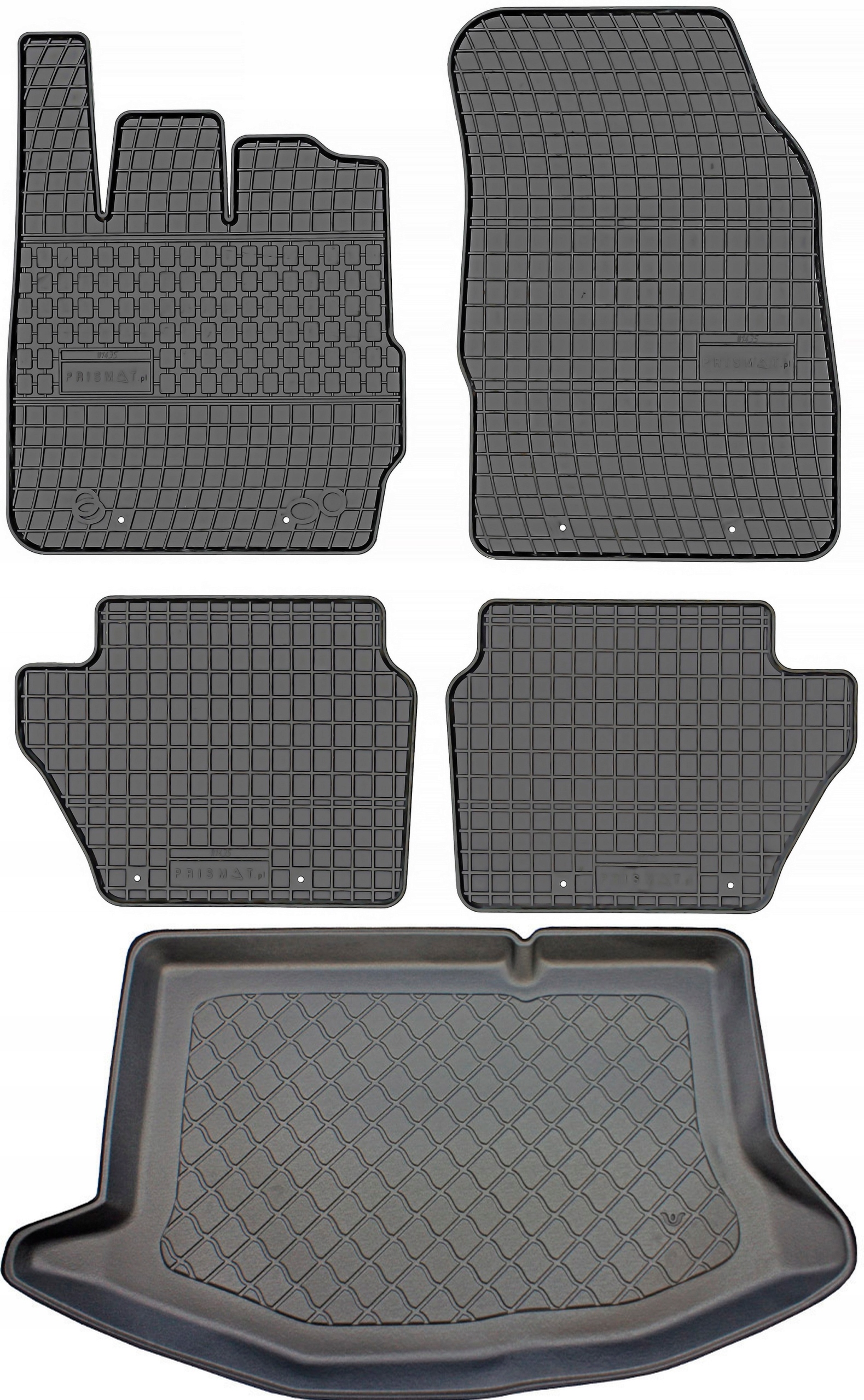 Ford Fiesta VI Hb Fl 2011-2017 Koberce s rohožou