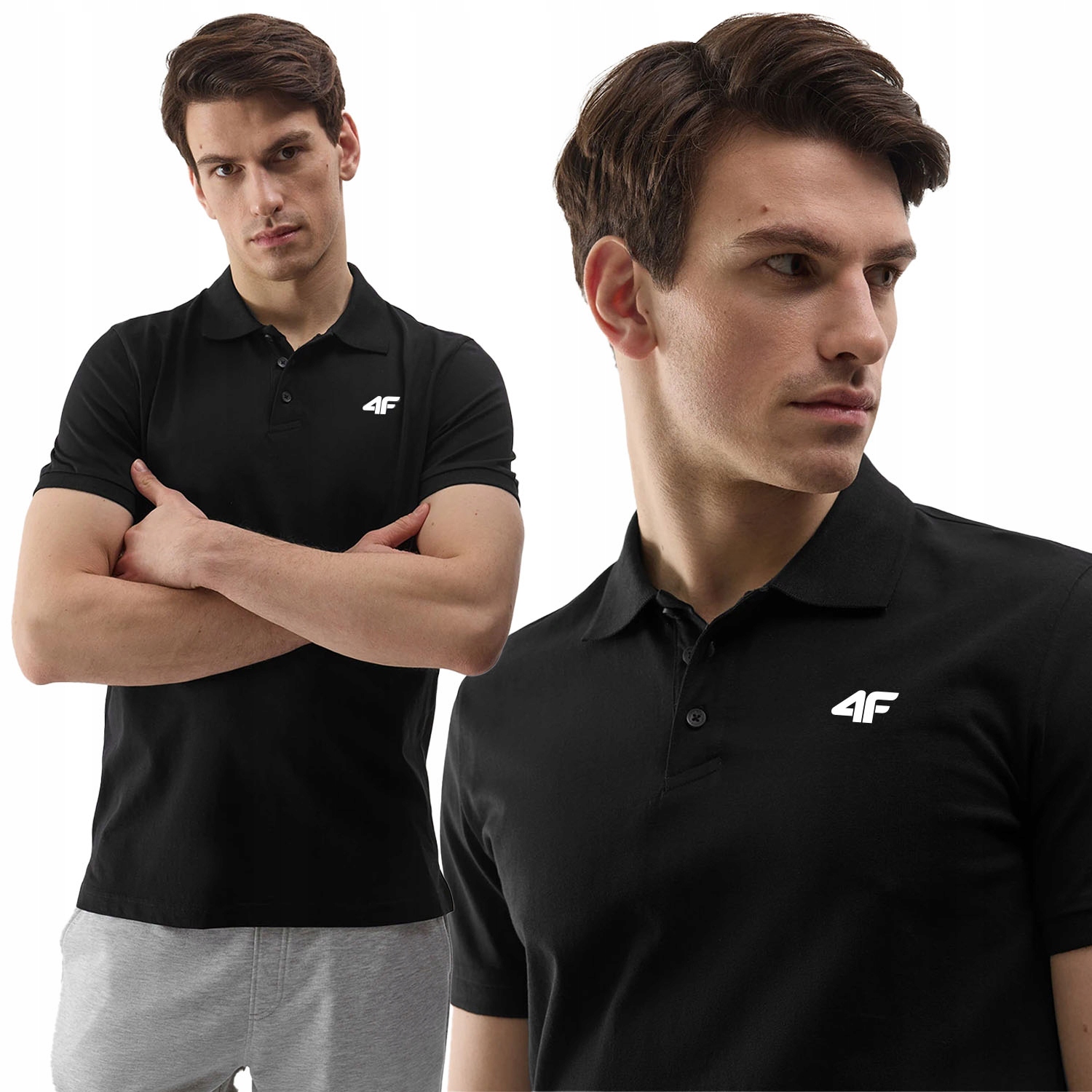 KOSZULKA MĘSKA POLO 4F T-SHIRT BAWEŁNIANY POLÓWKA SPORTOWA LIMITOWANA Płeć mężczyzna