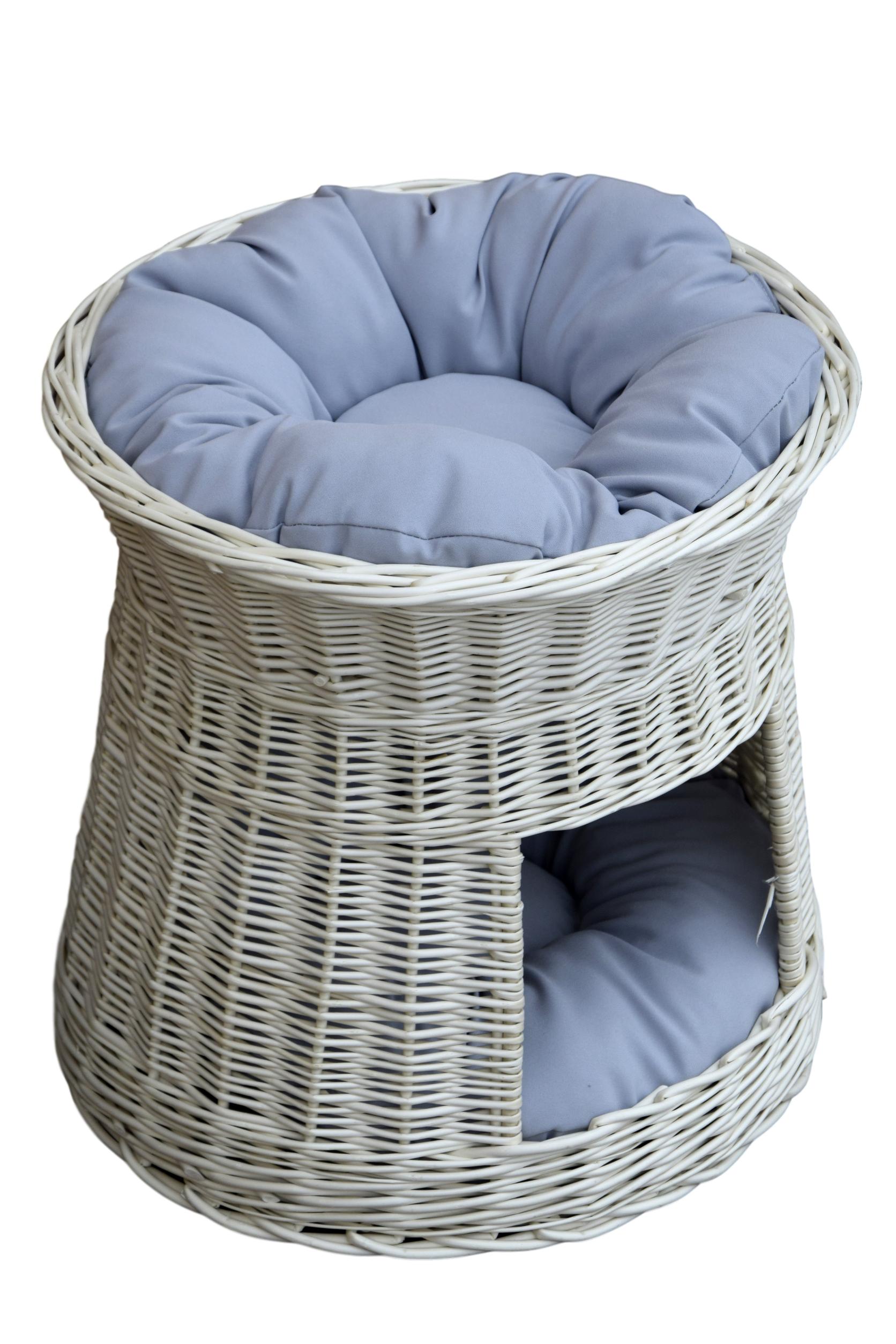 Budka Z Wikliny wiklinowy koszyk Legowisko kosz