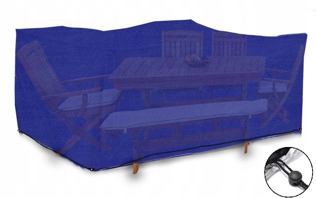 Obal Na Zahradní Nábytek Plachta Modrý Balkon Stůl 450x350x75