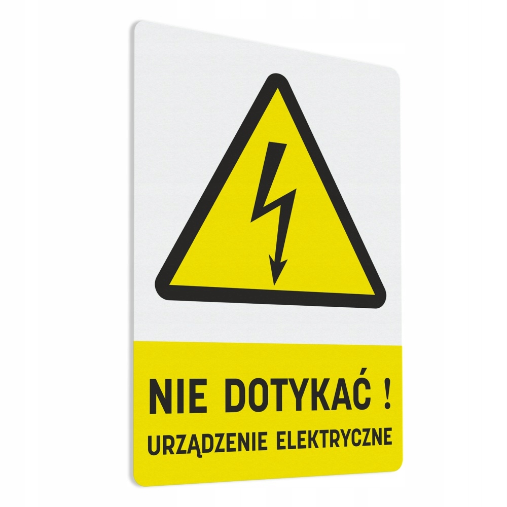 

Naklejka -Nie Dot. Urządzenie Elektryczne 7.4x10.5