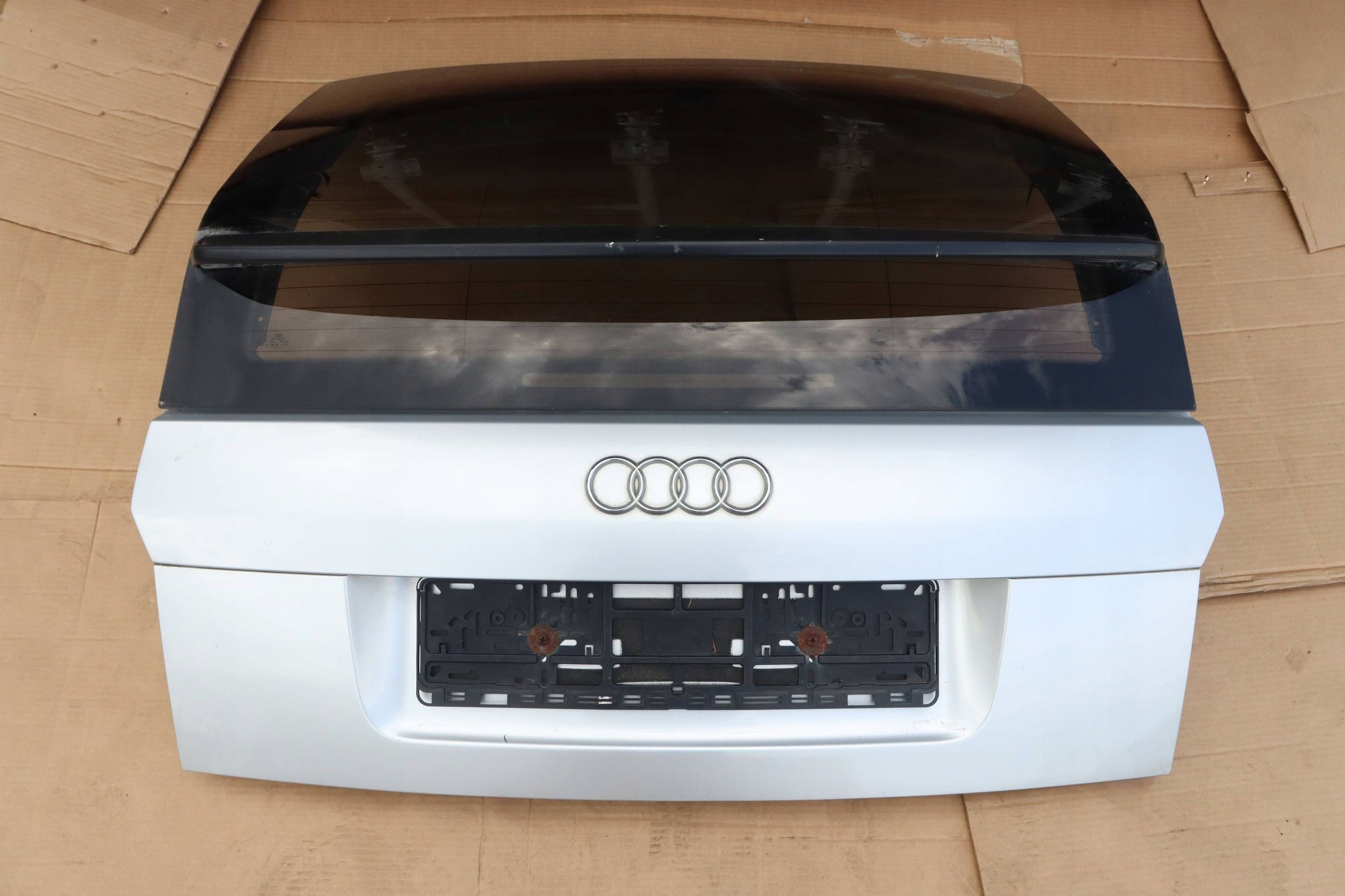 AUDI A2 trunk door boot rear part rear LY7W SREBRNA