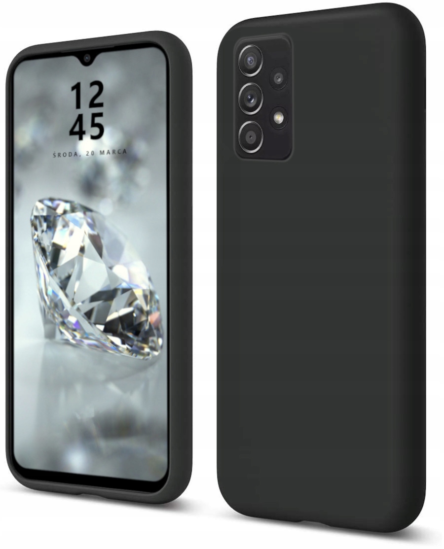 

Etui Case Silicon Liquid Do Samsung A52S 5G +szkło