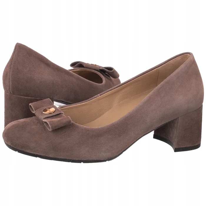 Dámské boty Boty Na Podpatku Ryłko Šedohnědé A5NP7__ _4FV Šedé