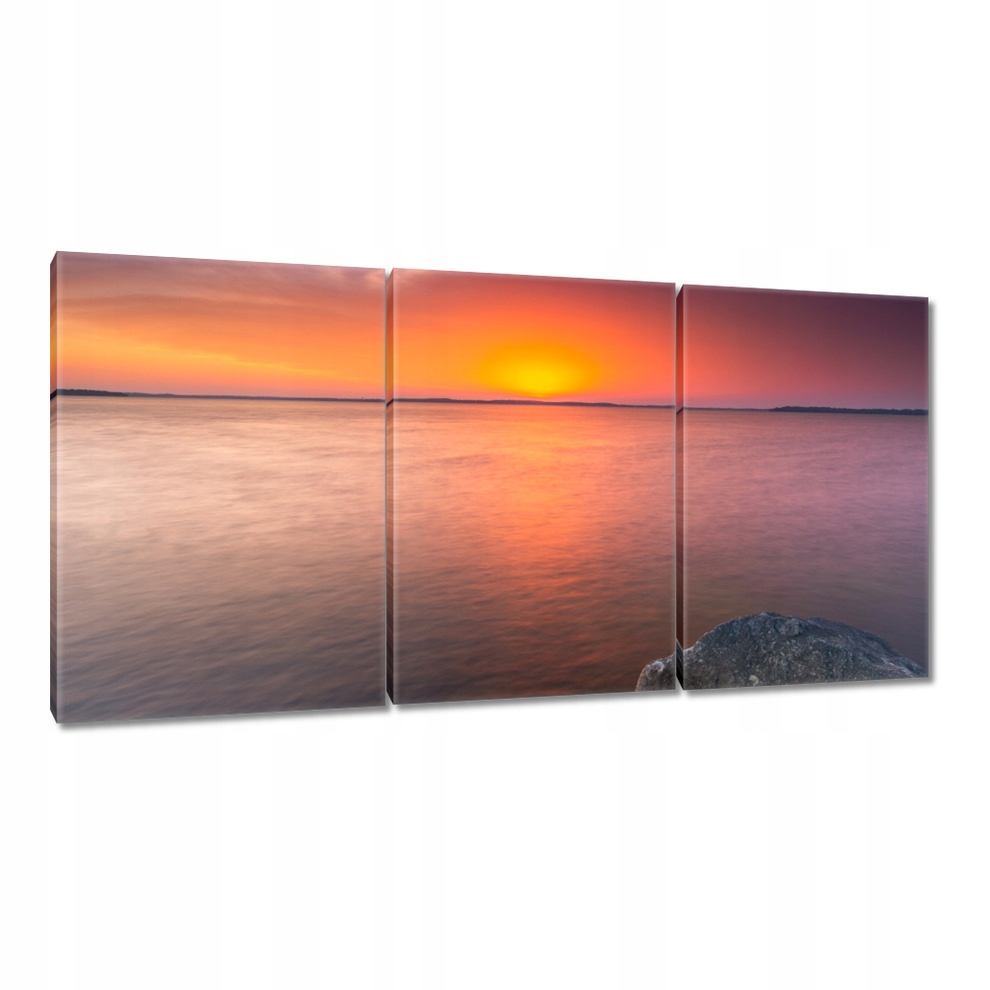 

Obrazy 120x60 Skały Morze Zachód Słońca
