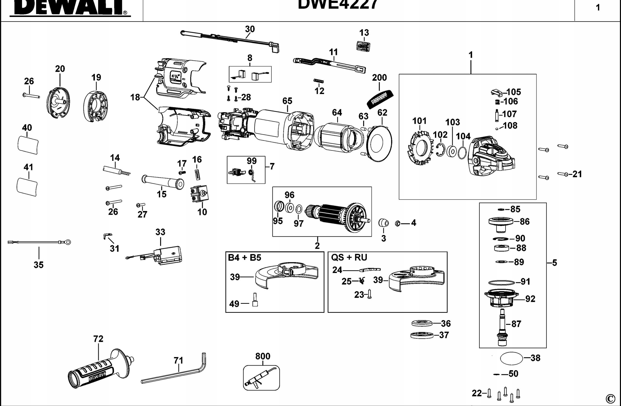 DEWALT N308279 OSŁONA DO DWE4227 Rodzaj osłona