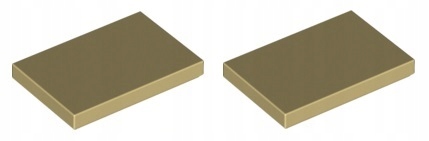 

Lego płytka gładka 2x3 piaskowa tan 2 szt. 26603 N