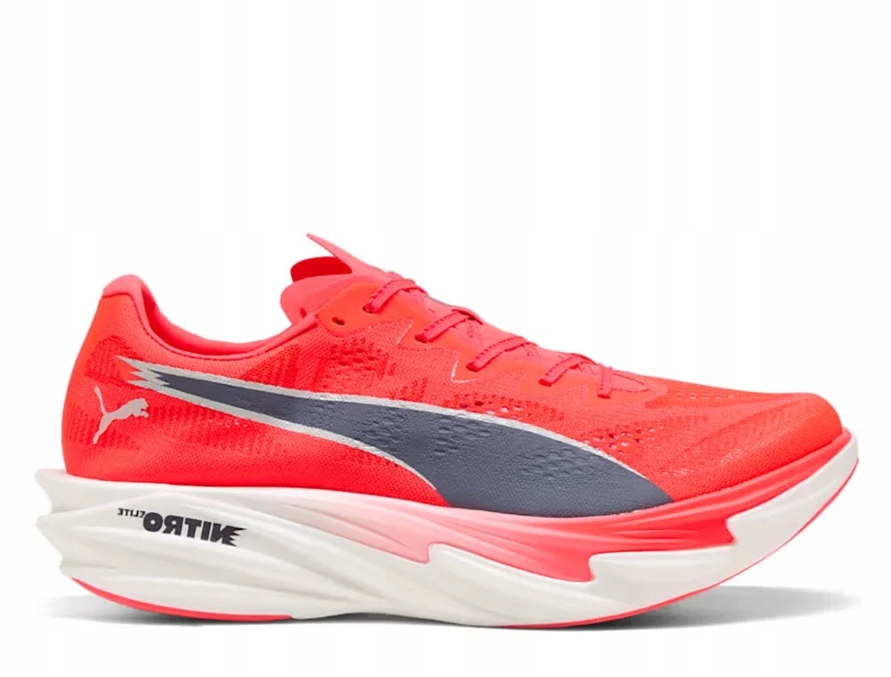 Buty Puma Deviate Nitro Elite 4 M Czerwono-Czarne 44.0