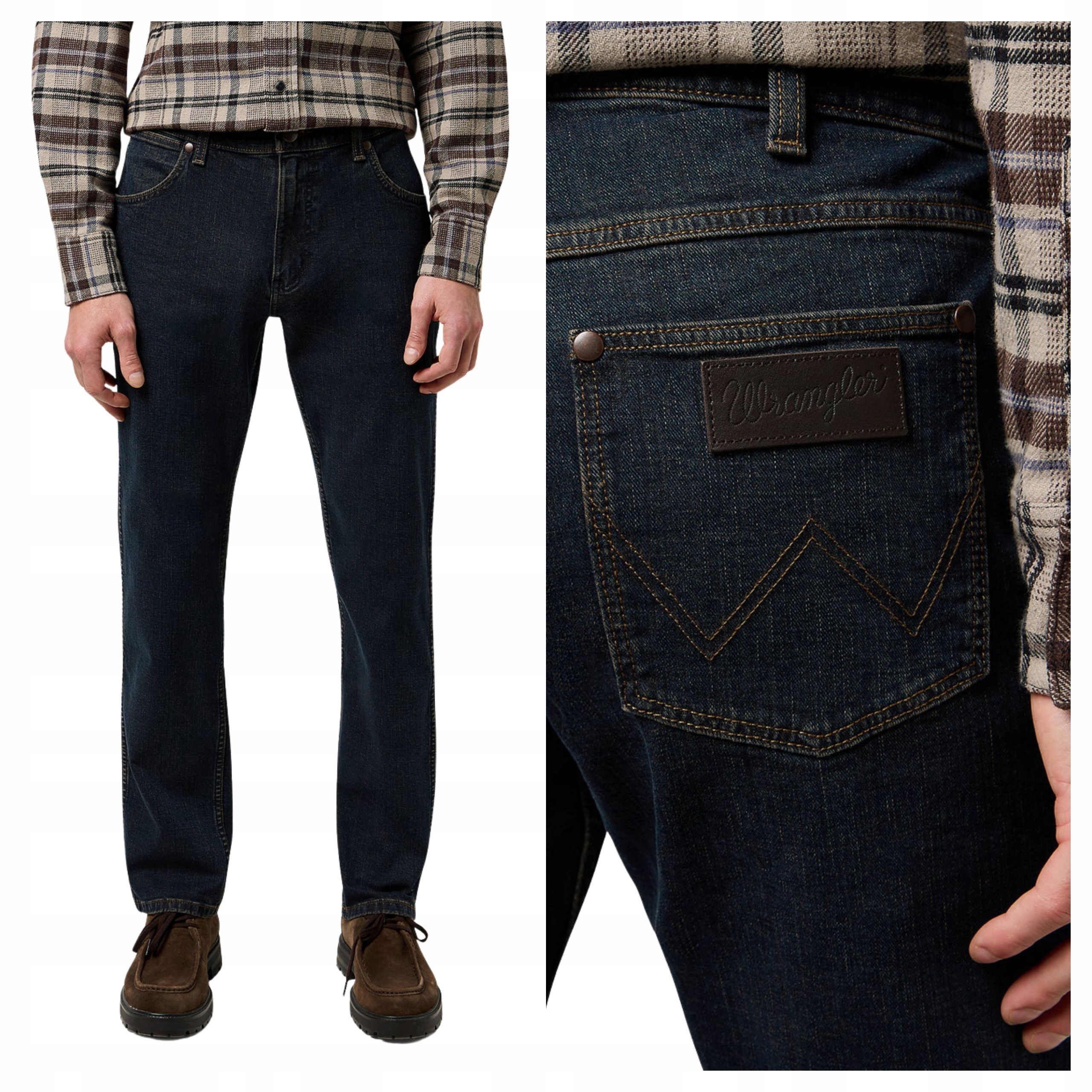 Pánské džínové kalhoty Wrangler Greensboro Regular Fit modré W32 L34