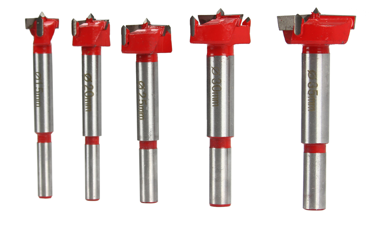 WIERTŁA DREWNA PUSZKOWE SEDNIK FREZ 15-35MM 5SZT. Marka Mar-Pol