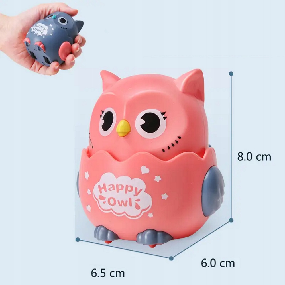 JEŻDŻĄCA SÓWKA UCIEKAJĄCA SOWA NA KÓŁKACH RÓŻNE KOLORY Płeć chłopcy dziewczynki