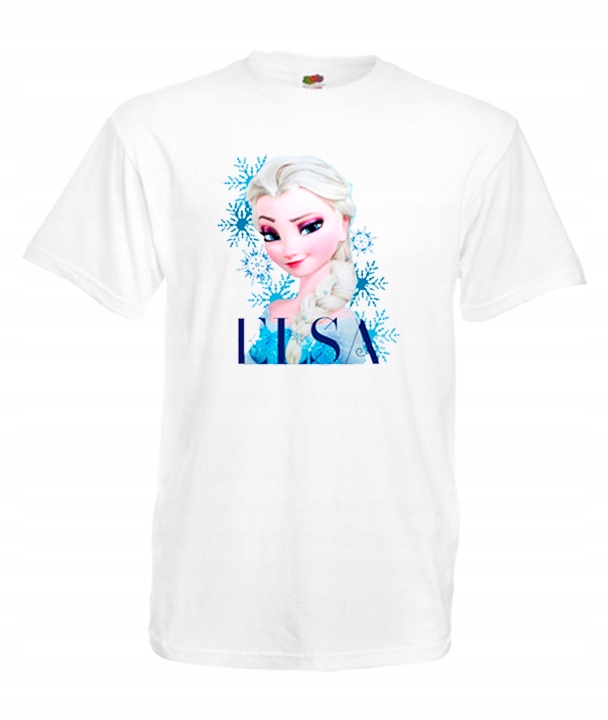 

S Koszulka Męska Kraina Lodu Frozen Elsa Olaf