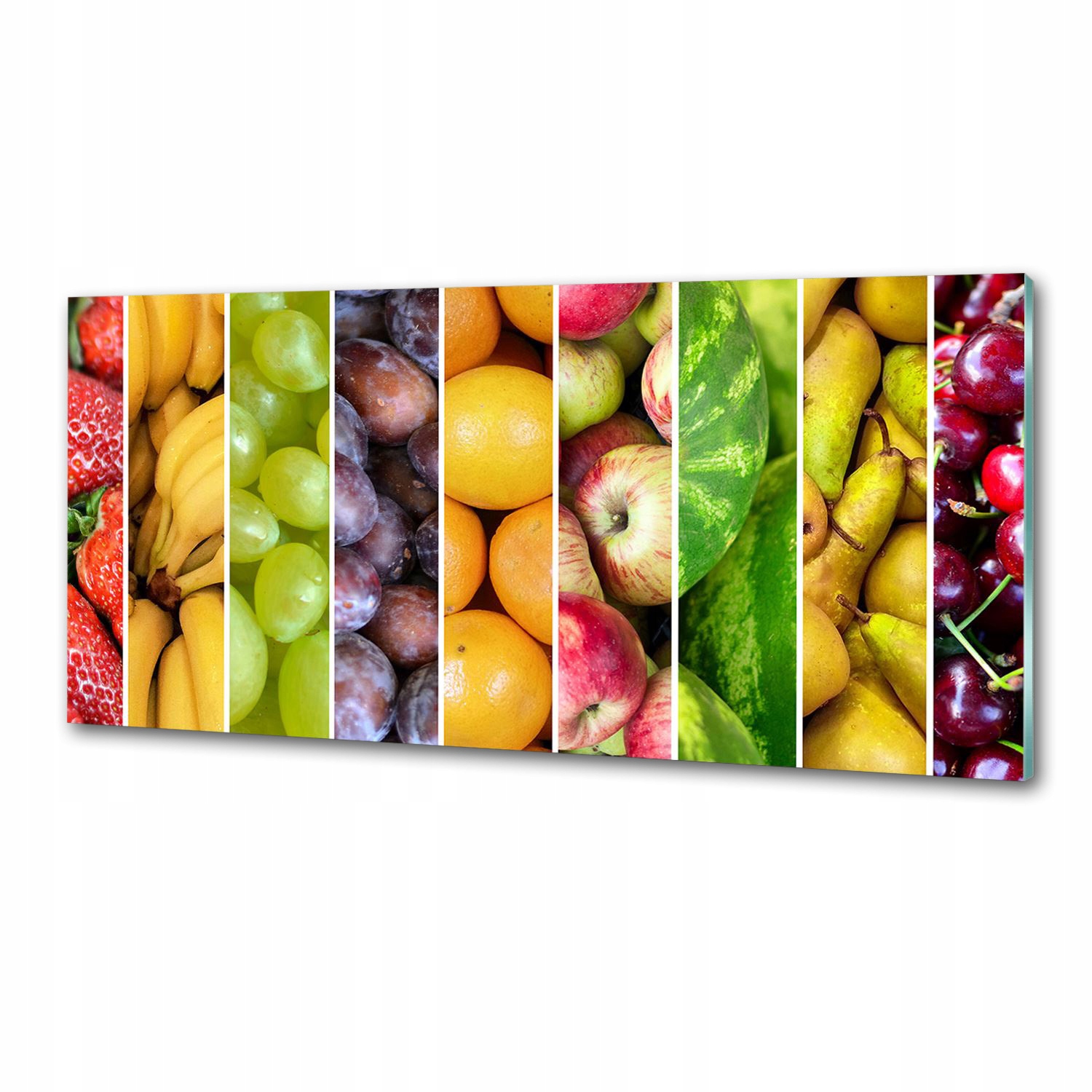 Sklenený panel do kuchyne Ovocie 125 x 50 cm Lepidlo