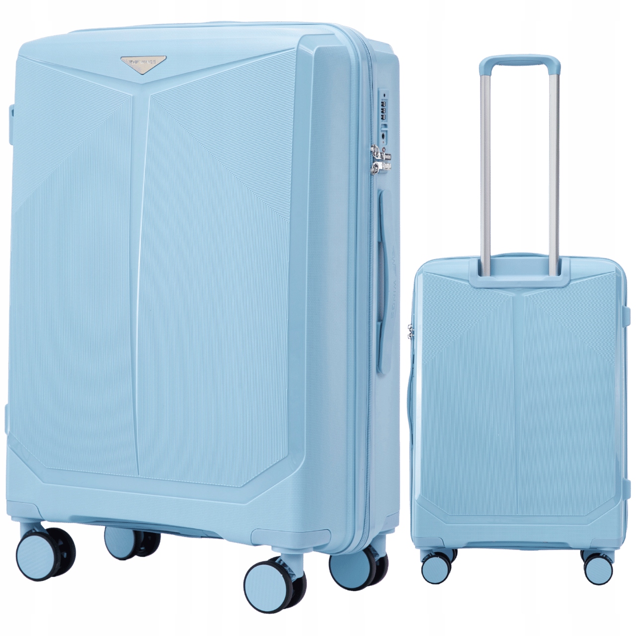 Střední cestovní kufr do letadla Wings, zámek Tsa, pevný, prostorný